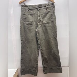 bagatelle Olive Wide-Leg Utility Pants